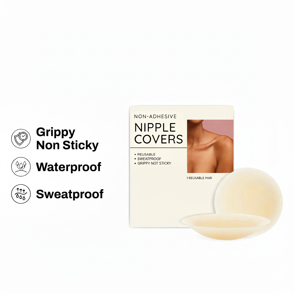 Coverelle™ Reusable Silicone Nipple Covers (2 Pairs – 8 cm)